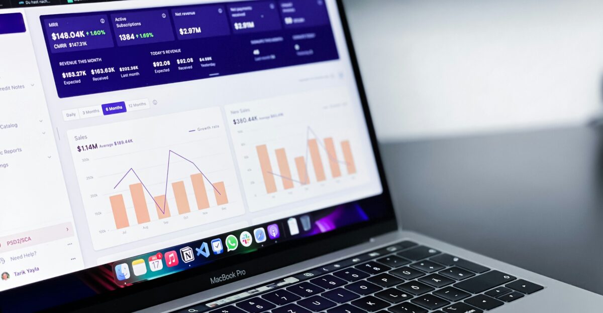 black and silver laptop computer