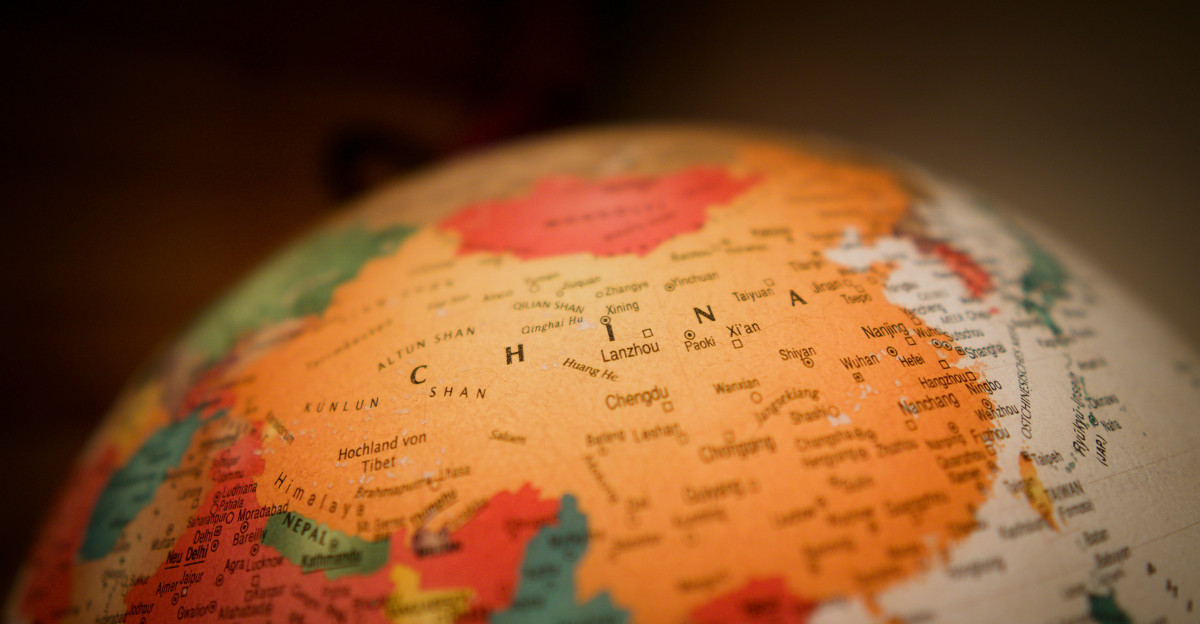 red green and blue world map