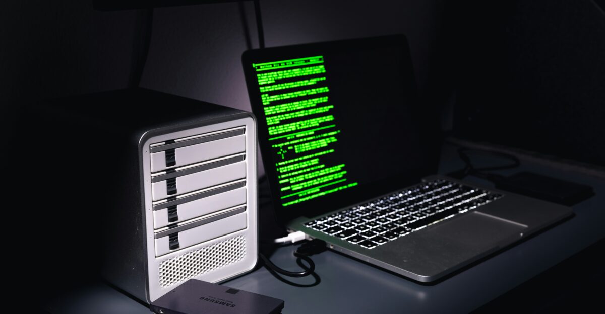 a laptop and a computer