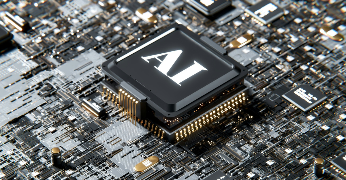 a computer chip with the letter a on top of it