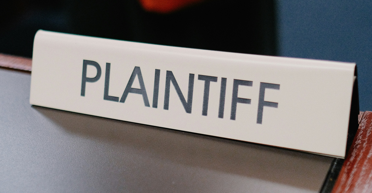 a close up of a sign on a table