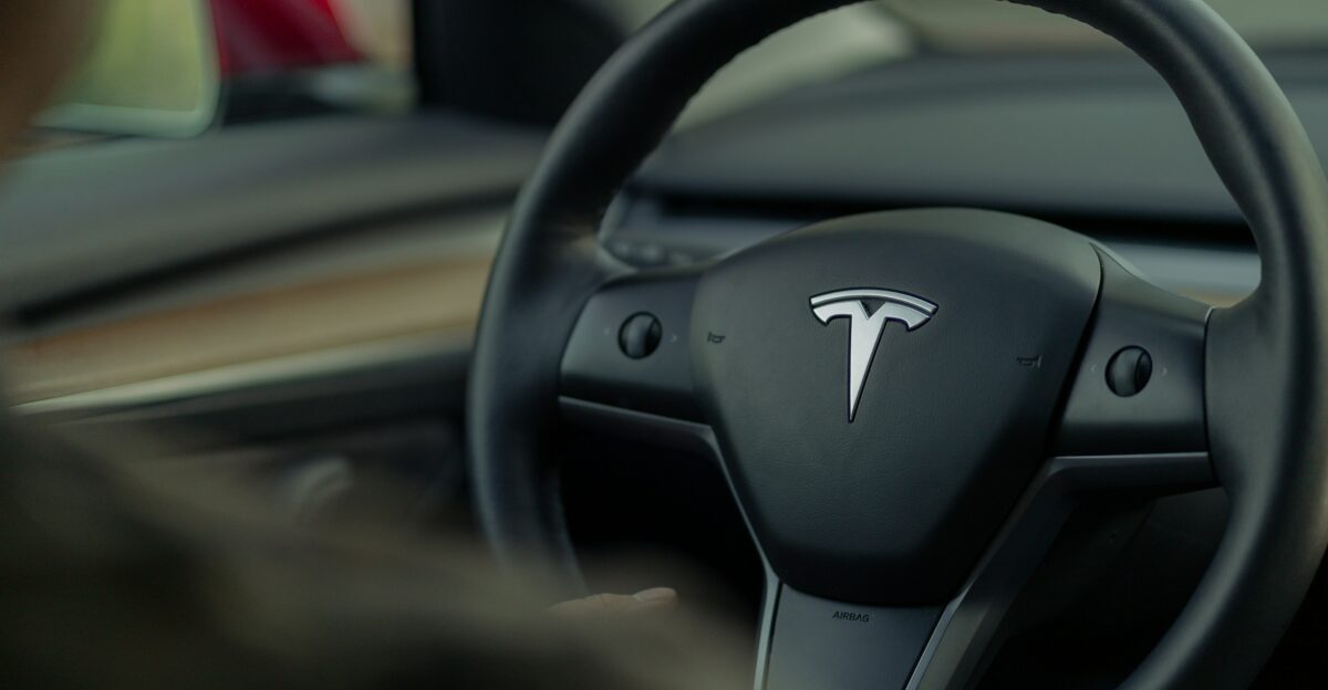 a close up of a steering wheel of a car