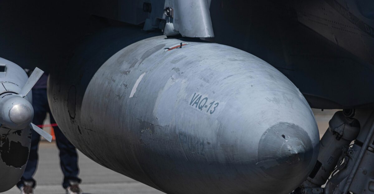 a close up of the nose of a fighter jet