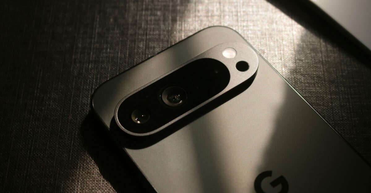 A close up of a cell phone on a table