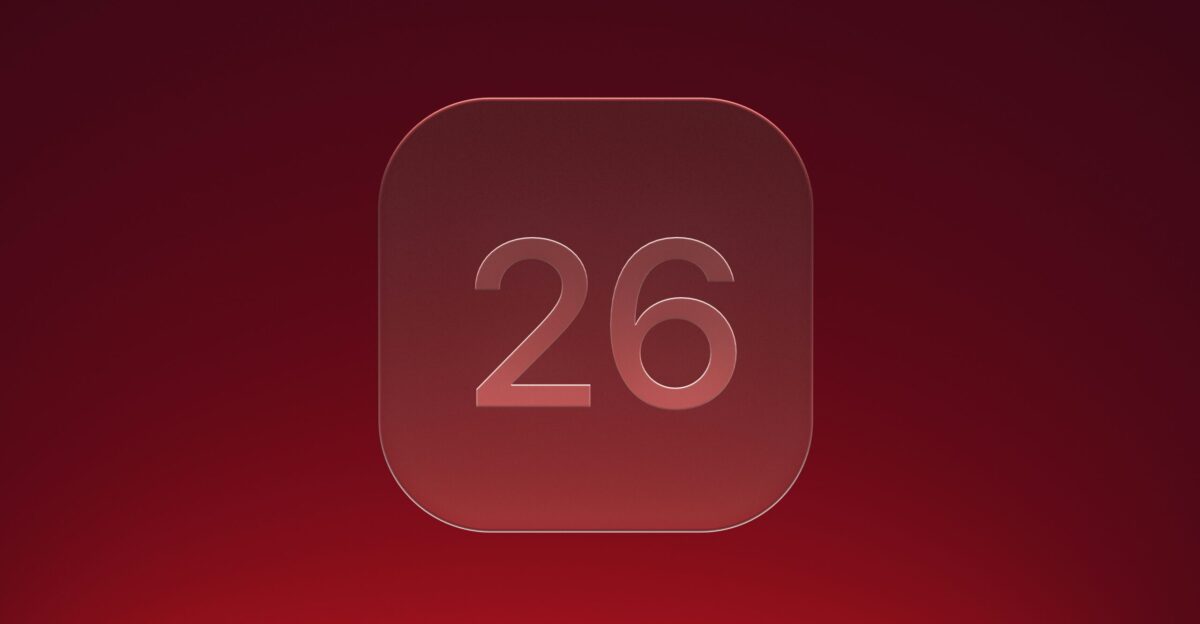 The number 26 is displayed on a red background