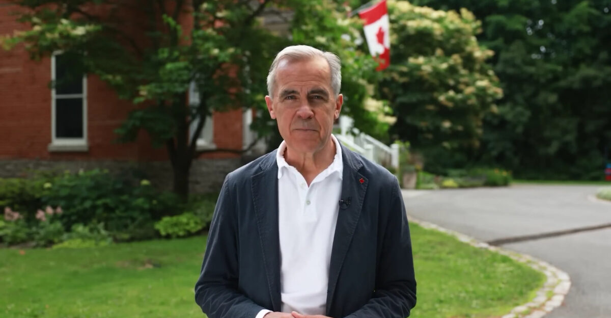 Prime Minister Mark Carney delivers a message to Canadians on Canada Day