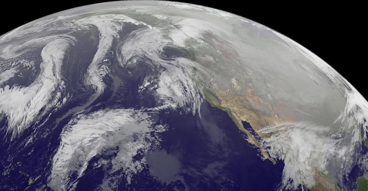 <p>1-9 January 2014. The full-disk images every 3 hours from GOES-WEST capture the sweep of a polar vortex that emerged from the arctic at the beginning of the new year, pushing a blizzard into the northeastern USA on January 3, followed by extensive bitter cold (-20 F, windchill -50 F) around the Great Lakes, and single digit temperatures as far south as Atlanta, Georgia. This western viewpoint displays the persistent flow of arctic air from northern Alaska and Yukon into North America.
</p><p><b><a rel="nofollow" class="external text" href="https://goes.gsfc.nasa.gov/">Credit: NOAA/NASA GOES Project</a></b>
</p><p><b><a rel="nofollow" class="external text" href="https://www.nasa.gov/audience/formedia/features/MP_Photo_Guidelines.html">NASA image use policy.</a></b>
</p><p><b><a rel="nofollow" class="external text" href="https://www.nasa.gov/centers/goddard/home/index.html">NASA Goddard Space Flight Center</a></b> enables NASA’s mission through four scientific endeavors: Earth Science, Heliophysics, Solar System Exploration, and Astrophysics. Goddard plays a leading role in NASA’s accomplishments by contributing compelling scientific knowledge to advance the Agency’s mission.
</p><p><b>Follow us on <a rel="nofollow" class="external text" href="https://twitter.com/NASA_GoddardPix">Twitter</a></b>
</p><p><b>Like us on <a rel="nofollow" class="external text" href="https://www.facebook.com/pages/Greenbelt-MD/NASA-Goddard/395013845897?ref=tsd">Facebook</a></b>
</p>
<b>Find us on <a rel="nofollow" class="external text" href="https://instagram.com/nasagoddard?vm=grid">Instagram</a></b>