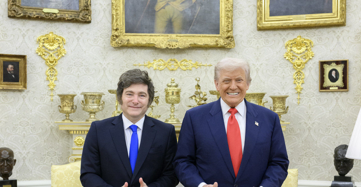 President Donald J Trump and President of Argentina Javier Milei