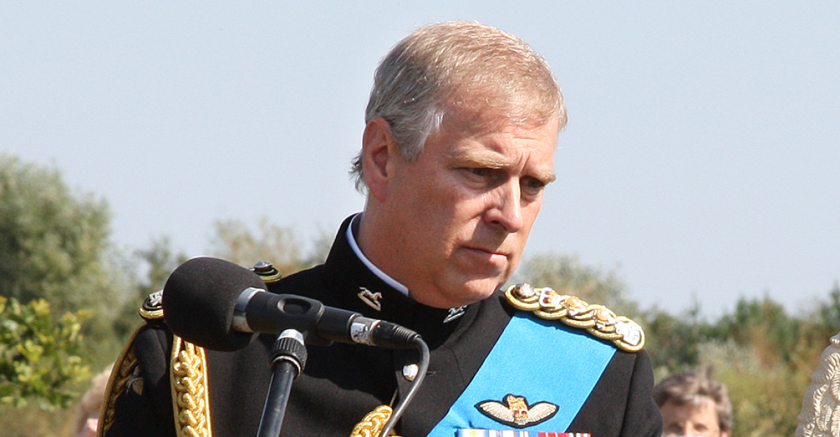 Prince Andrew unveiling The Yorkshire Regiment Memorial at the National Memorial Arboretum.