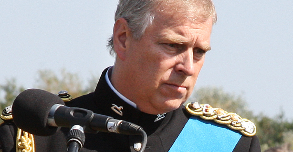 Prince Andrew unveiling The Yorkshire Regiment Memorial at the National Memorial Arboretum.
