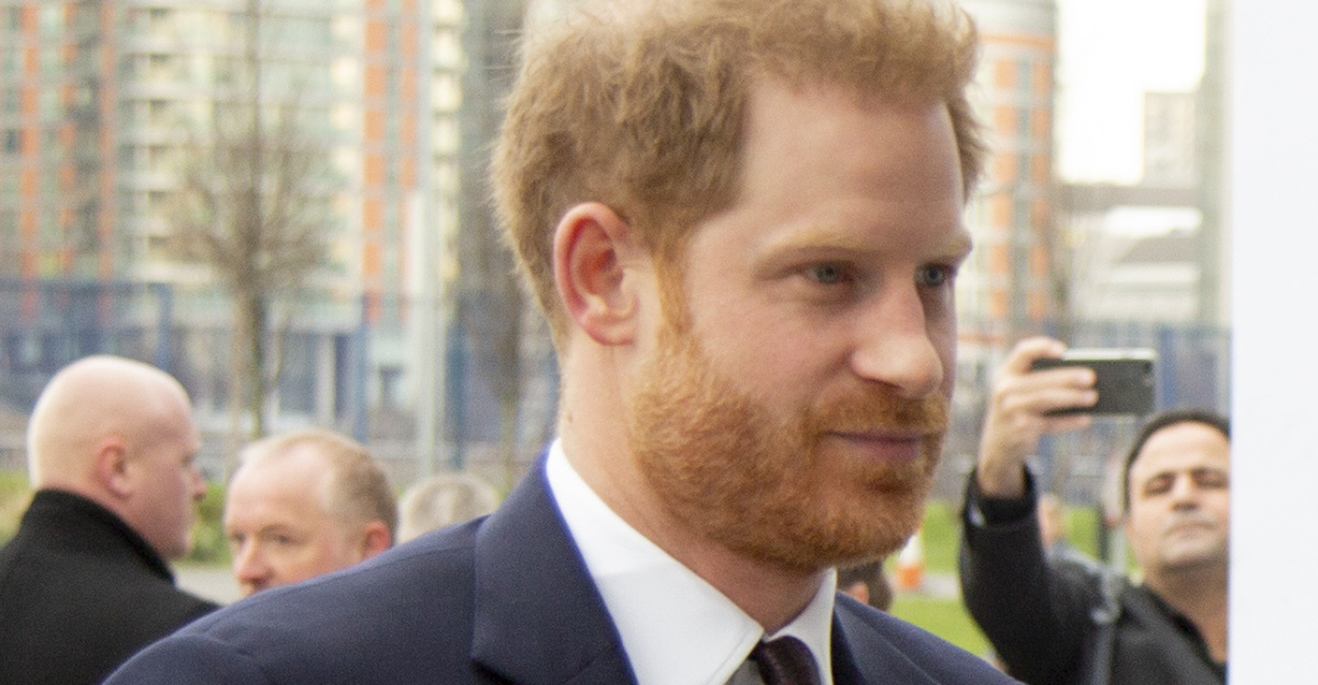 Prince Harry arrives at the UK-Africa Investment Summit in London, 20 January 2020, welcomed by the Minister for Africa, Andrew Stephenson. Picture DFID/Michael Hughes