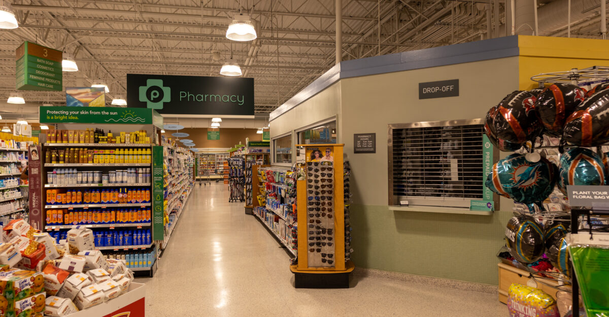 A Publix pharmacy located inside of a store in Orlando Florida
