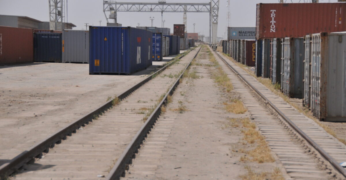 The rail line at the Hairatan Gate Border Crossing provides residents in Northern Afghanistan not only a chance for economic stability but a means for helping troops get cargo and equipment back home during the future drawdown Photo ID 401044