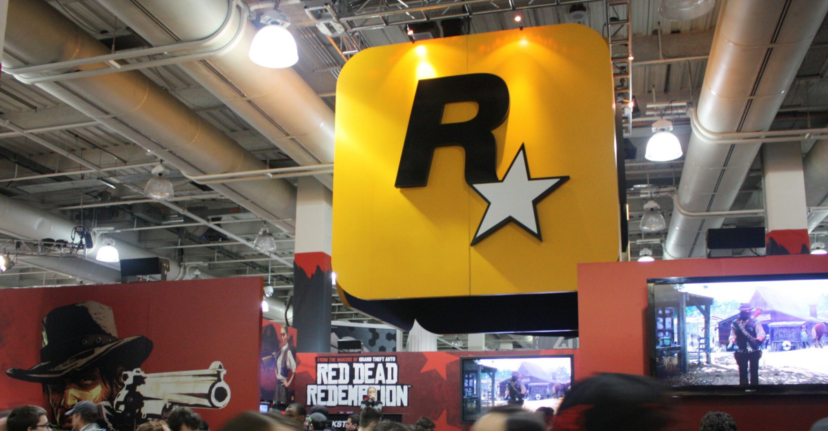 Rockstar Games's booth demonstrating <i>Red Dead Redemption</i> at PAX East 2010.
