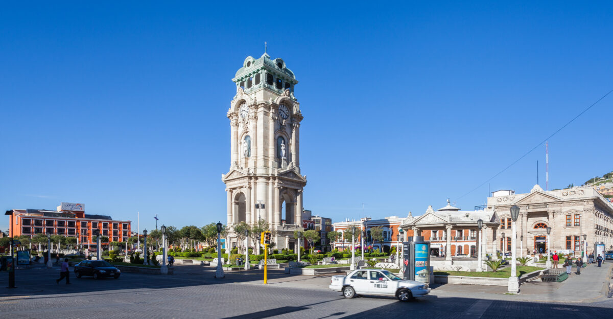 Monumental Clock Pachuca Hidalgo Mexico