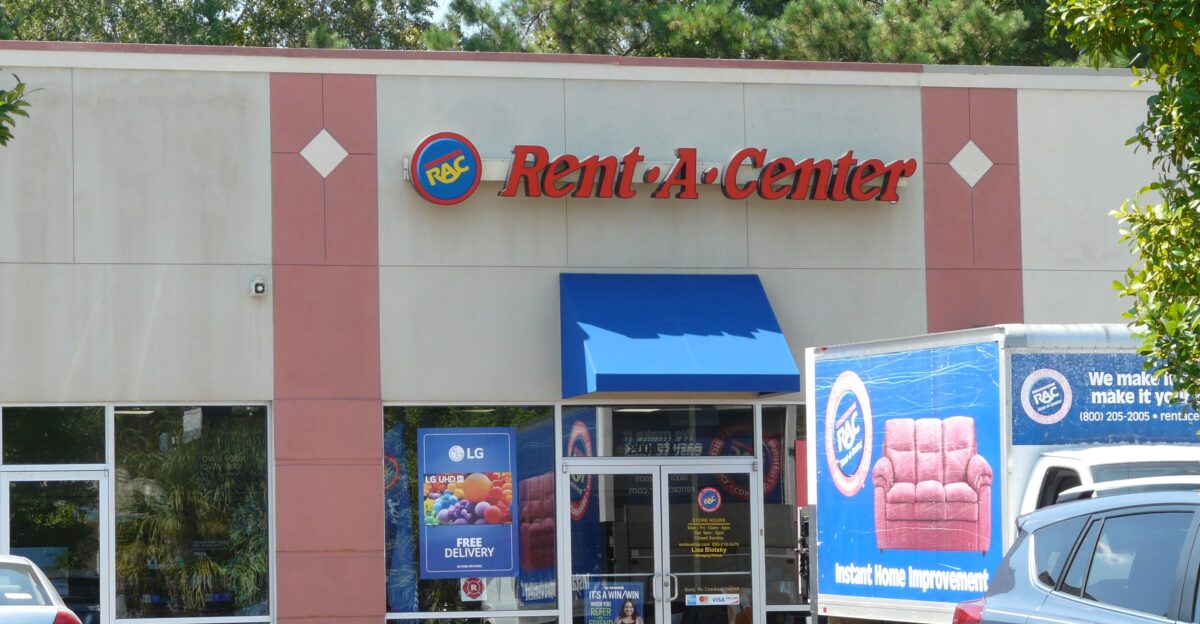 Rent-A-Center in a strip center on Crawfordville Highway in Crawfordville Florida