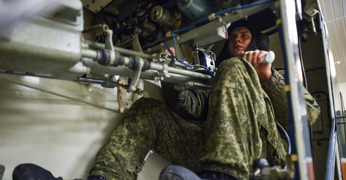 Russian Ground Forces IFV driver training simulator