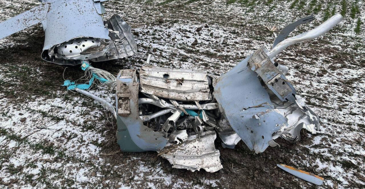 Russian Kh-101 cruise missile shot in Vinnytsia Oblast of Ukraine on 26 January 2023