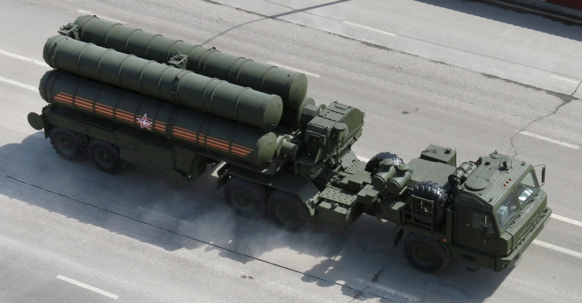 Russian S-400 TEL 5P85T2, Victory Day Parade Moscow 2015