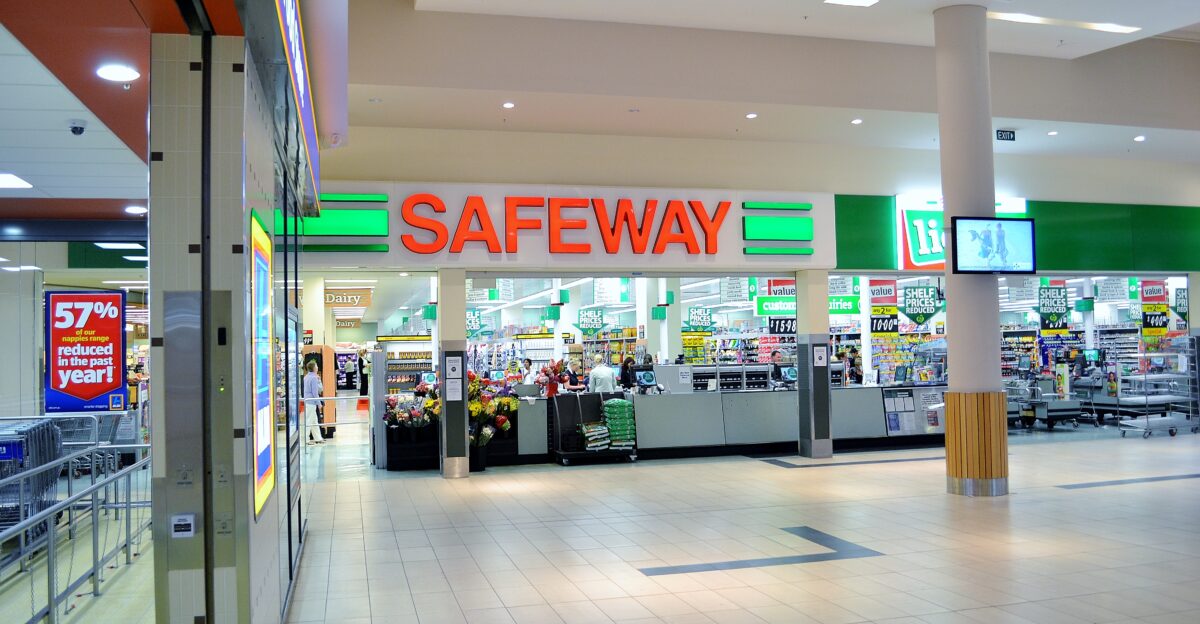 The Safeway store now branded as Woolworths at Bayside Shopping Centre in Frankston Victoria Australia