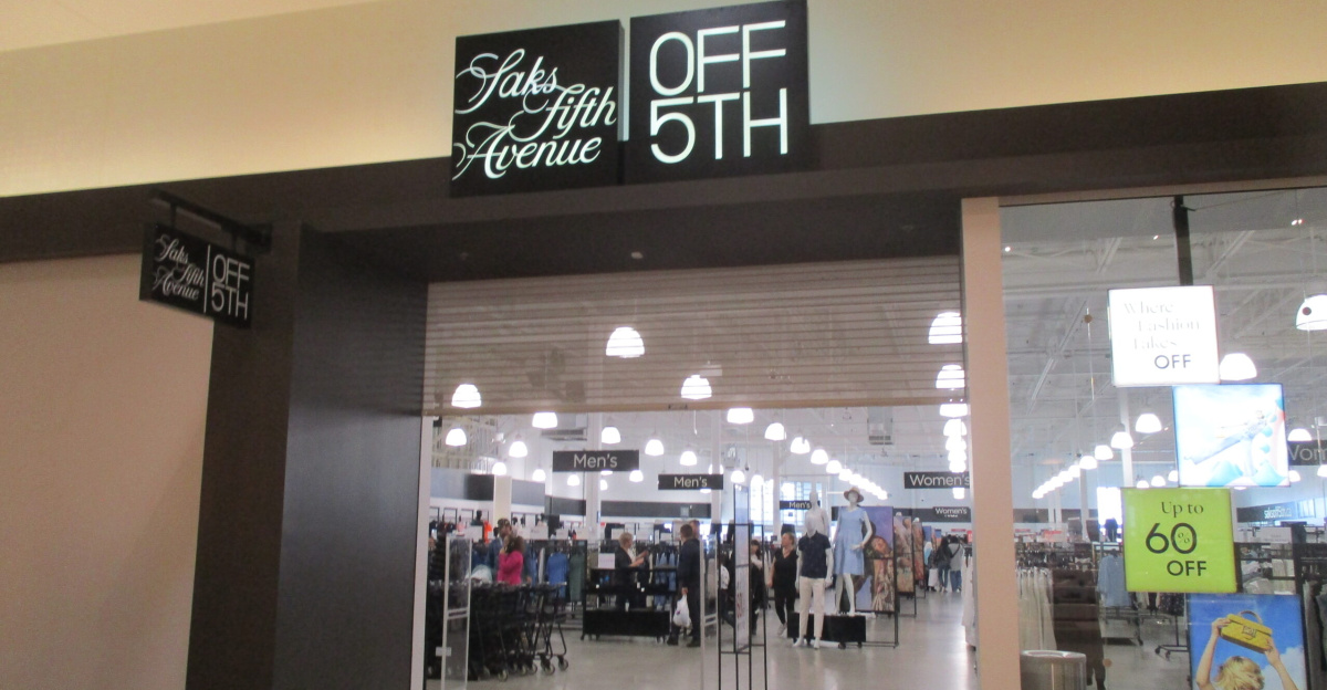 Saks Fifth Avenue Off 5th at CrossIron Mills in Balzac (near Calgary), Alberta, Canada.