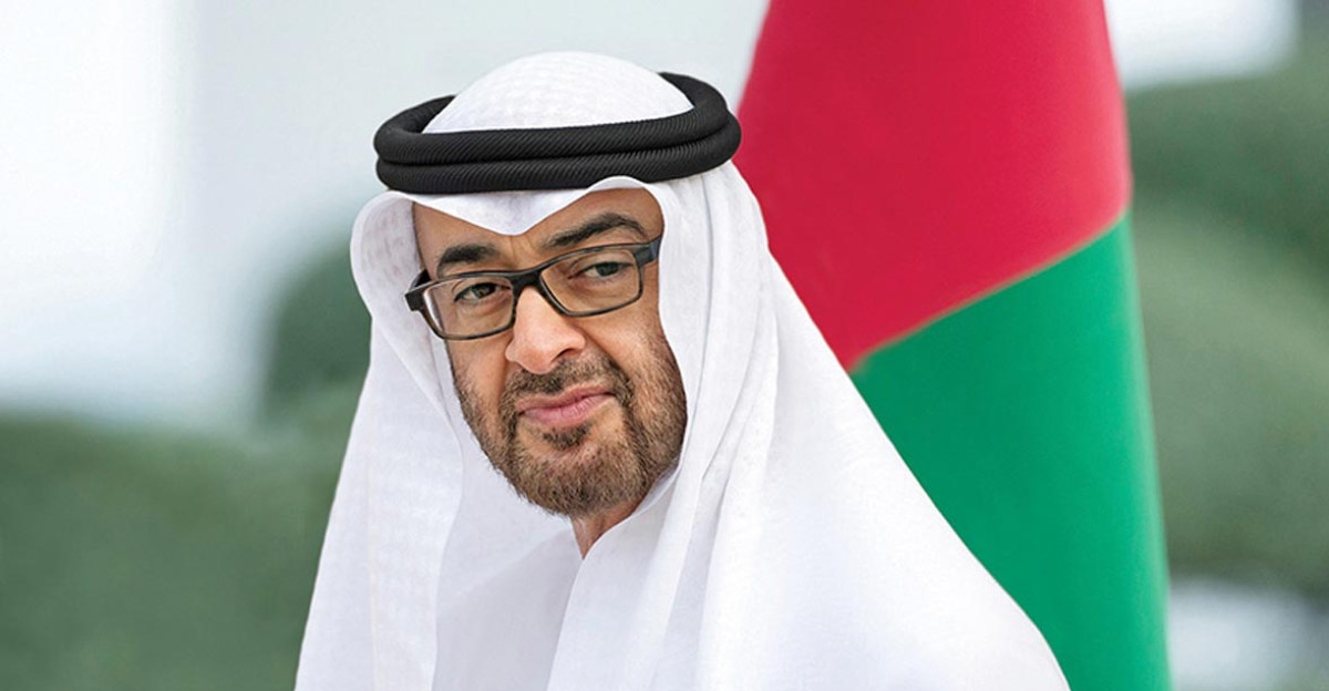 Sheikh Mohamed bin Zayed Al Nahyan aka MBZ the third president of the United Arab Emirates and the ruler of Abu Dhabi
