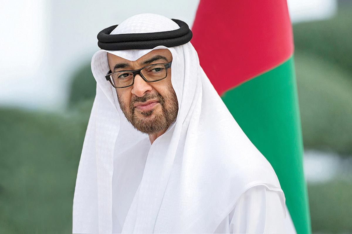 Sheikh Mohamed bin Zayed Al Nahyan aka MBZ the third president of the United Arab Emirates and the ruler of Abu Dhabi