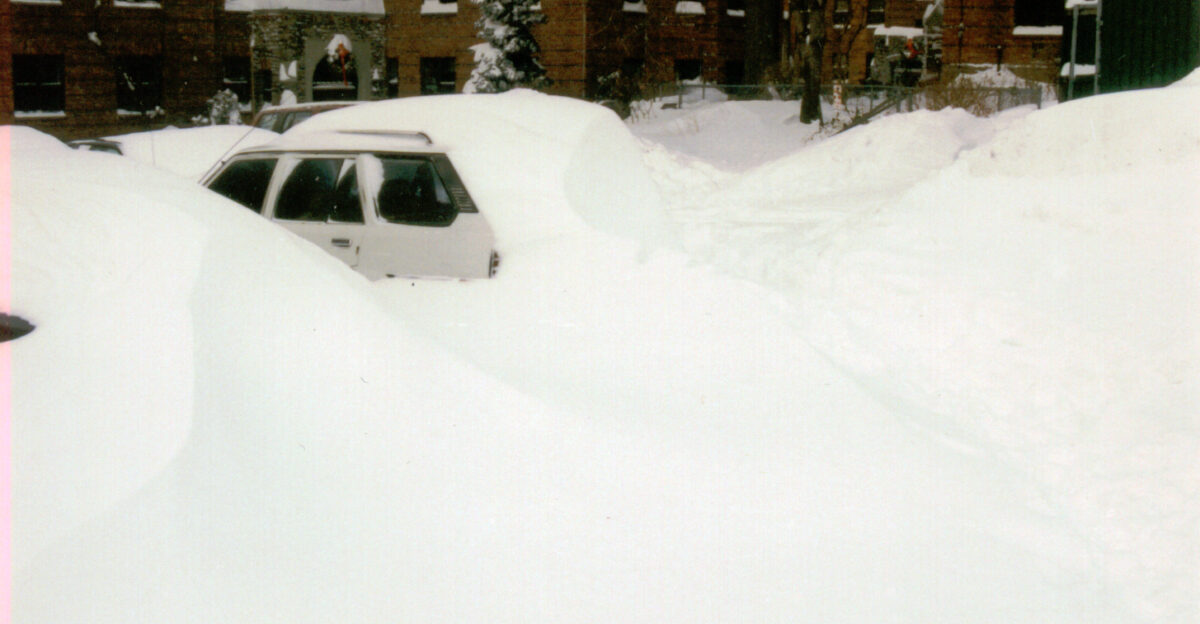 Snow in Yonkers New York in January 1996