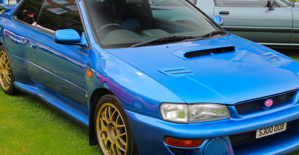 A Subaru Impreza 22B STi taken at London Concours 2022.
