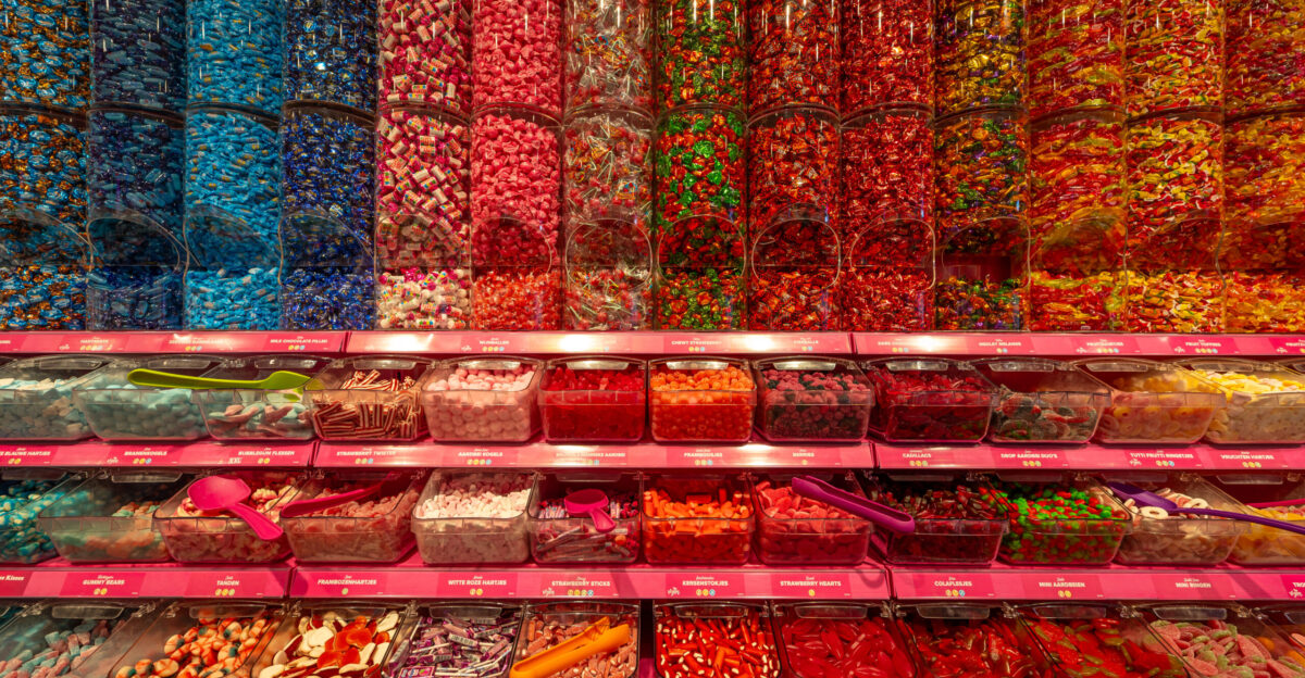 Sweets in Jamin store in Apeldoorn