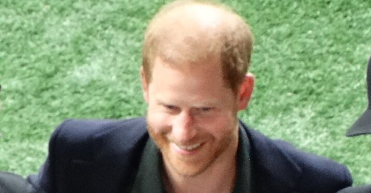 Prince Harry, Duane Vienneau, and Amar Doman promoting the Invictus Games at the 111th Grey Cup.