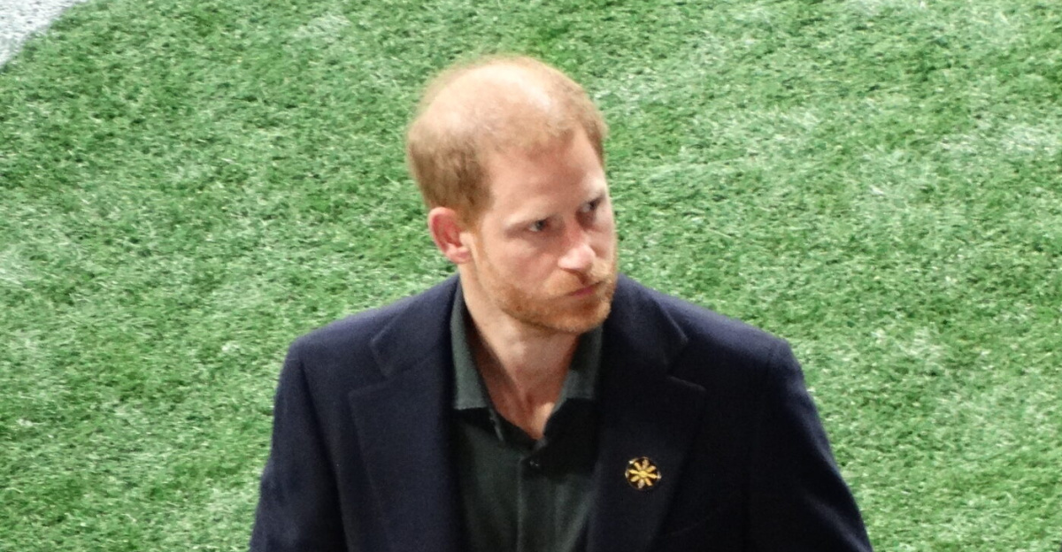Prince Harry and Amar Doman promoting the Invictus Games at the 111th Grey Cup.