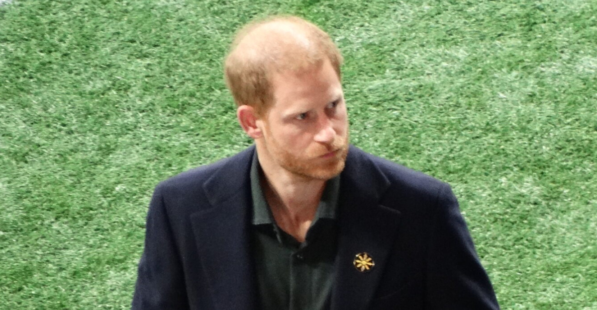 Prince Harry and Amar Doman promoting the Invictus Games at the 111th Grey Cup.