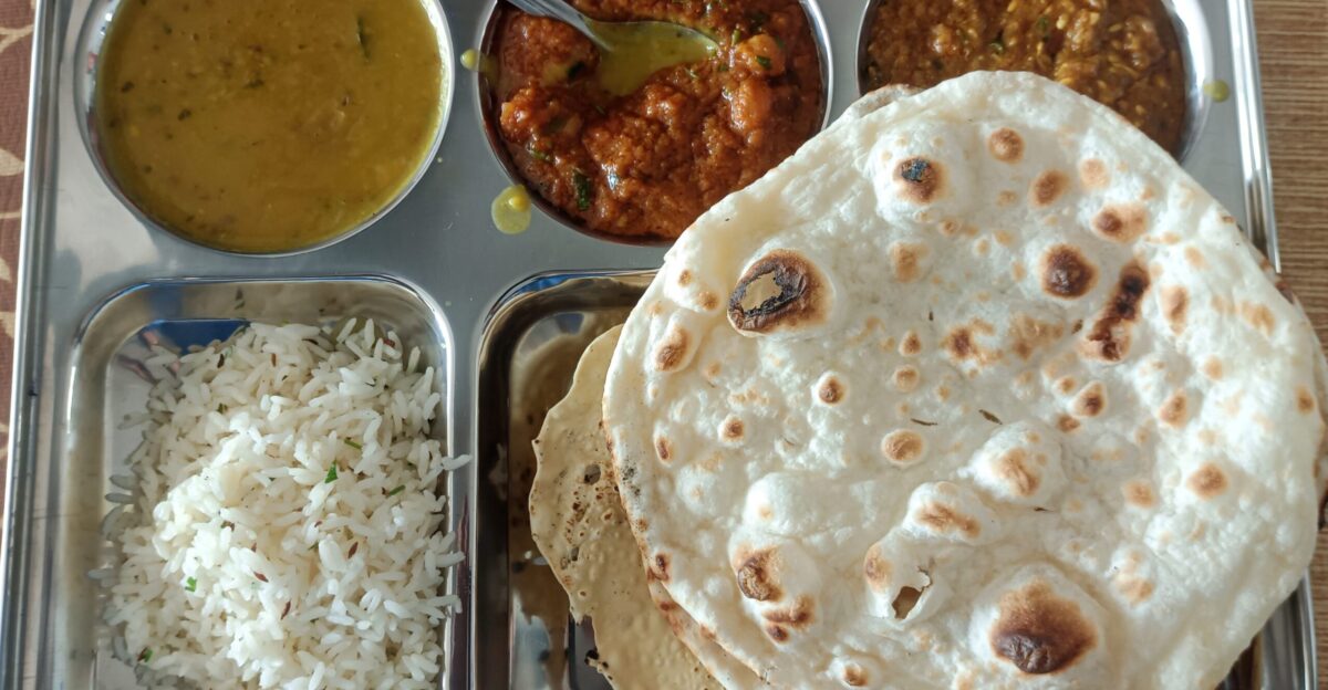 Thaali meals include Rotty Rice Curries