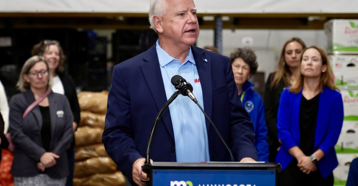 Tim Walz and Climate Solutions Grant in Minnesota on July 23 2024