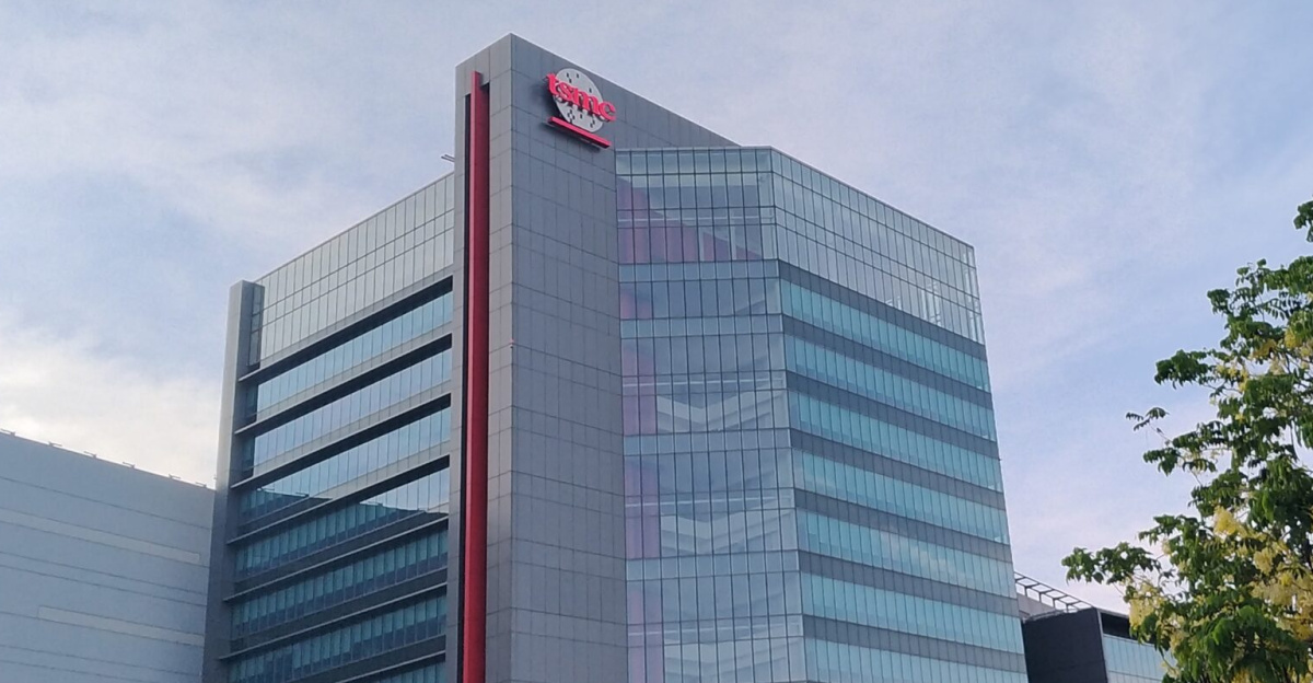 One of TSMC's factories in Taichung's Central Taiwan Science Park
