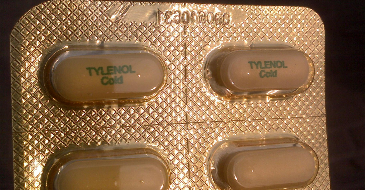 Find the cold with the Tylenol Cold pills.