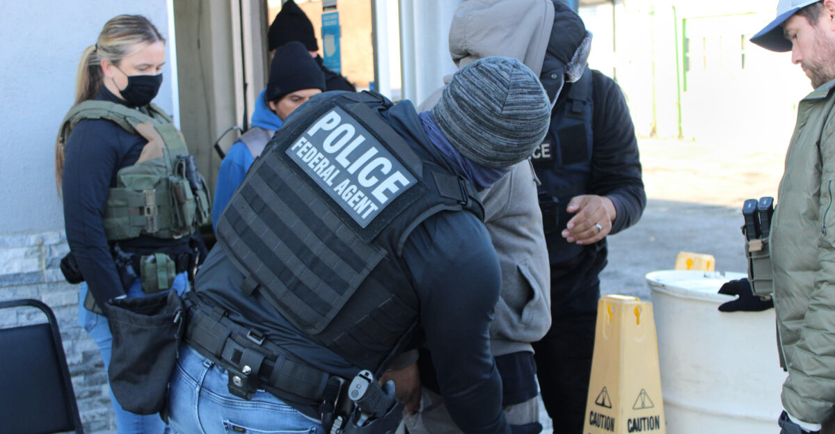 ICE Philadelphia conducted a worksite enforcement operation at a Philadelphia car wash Jan 28 and arrested seven illegal aliens ICE agents and officers continue to work every day to enforce immigration laws and keep the American public safe