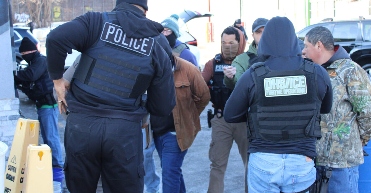 ICE Philadelphia conducted a worksite enforcement operation at a Philadelphia car wash Jan 28 and arrested seven illegal aliens ICE agents and officers continue to work every day to enforce immigration laws and keep the American public safe
