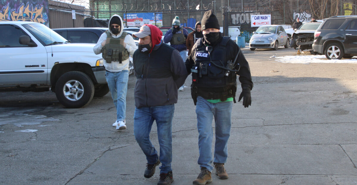 ICE Philadelphia conducted a worksite enforcement operation at a Philadelphia car wash Jan 28 and arrested seven illegal aliens ICE agents and officers continue to work every day to enforce immigration laws and keep the American public safe
