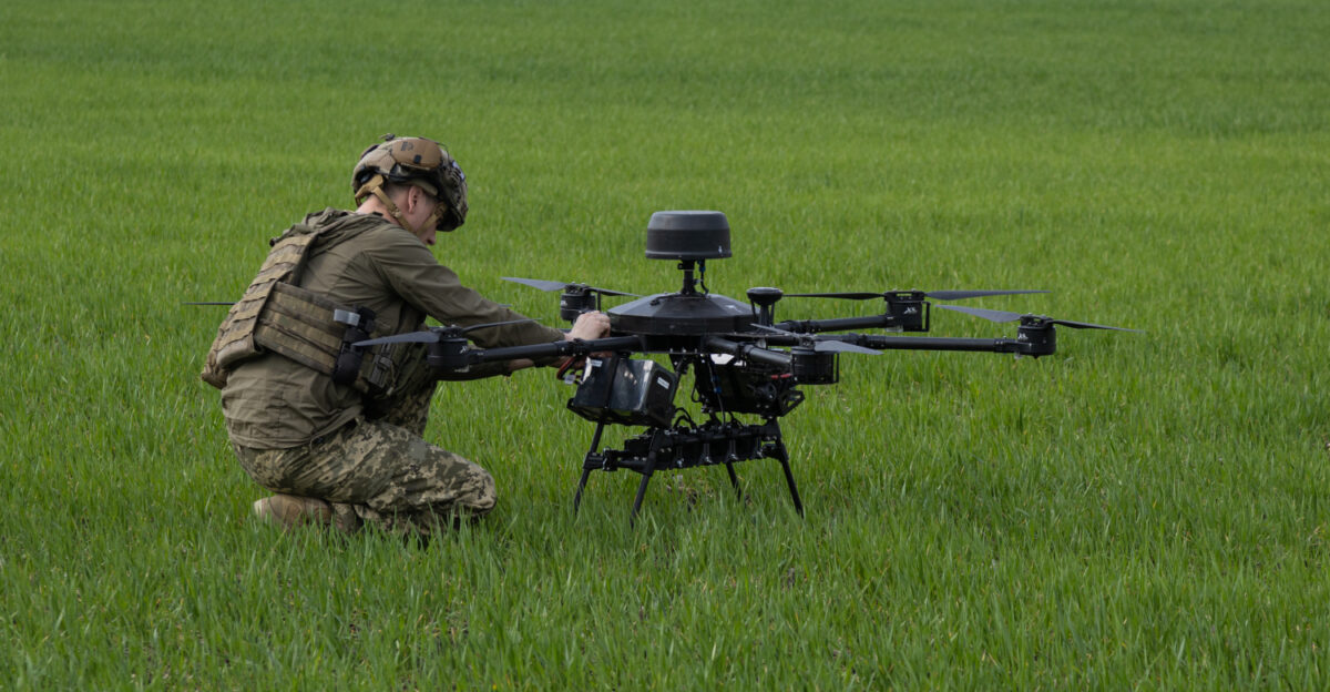 Vampire Ukrainian unmanned bomber octocopter