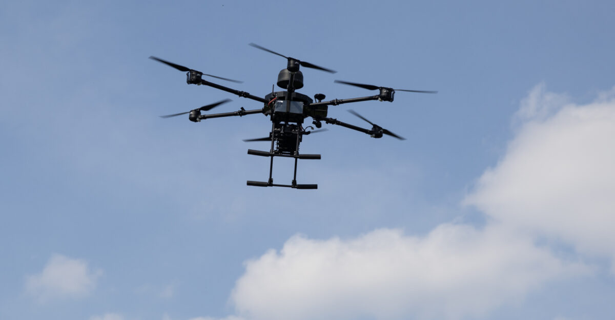 Vampire Ukrainian unmanned bomber octocopter