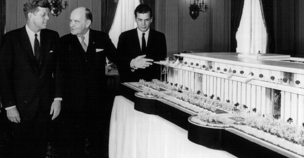 It was called the Kennedy Center but 3 different presidents