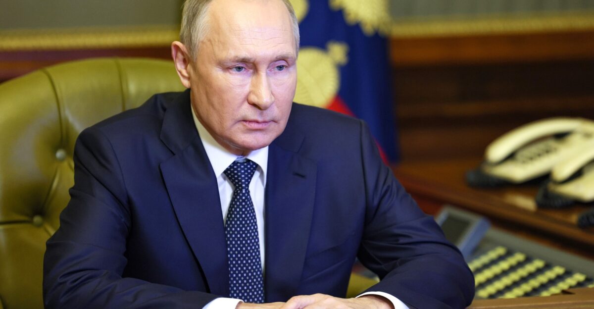 At a meeting with the permanent members of the Security Council via videoconference