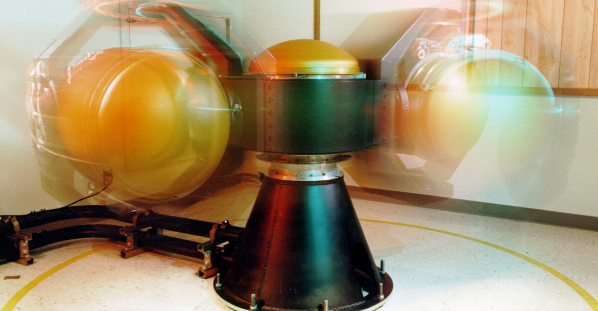 The Vestibular Research Facility VRF centrifuge in Building N-242 at the NASA Ames Research Center Mountain View California