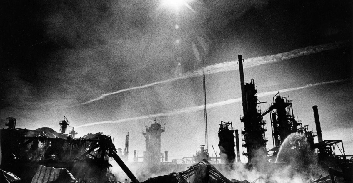 Continental Oil Refinery Explosion and Fire Denver Public
