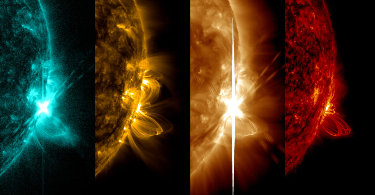 NASA SVS Largest Flare yet from Solar Cycle 25
